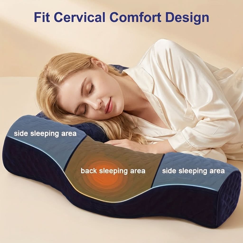ComfortAlign – Premium Memory Foam Neck Support Pillow