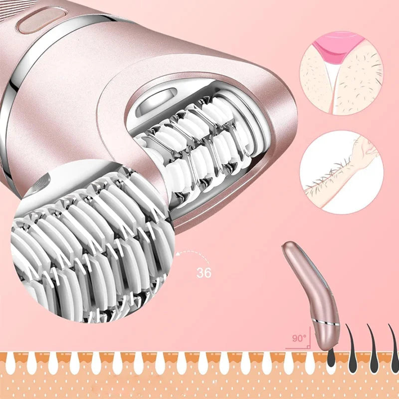 All-in-One Waterproof Electric Razor for Women