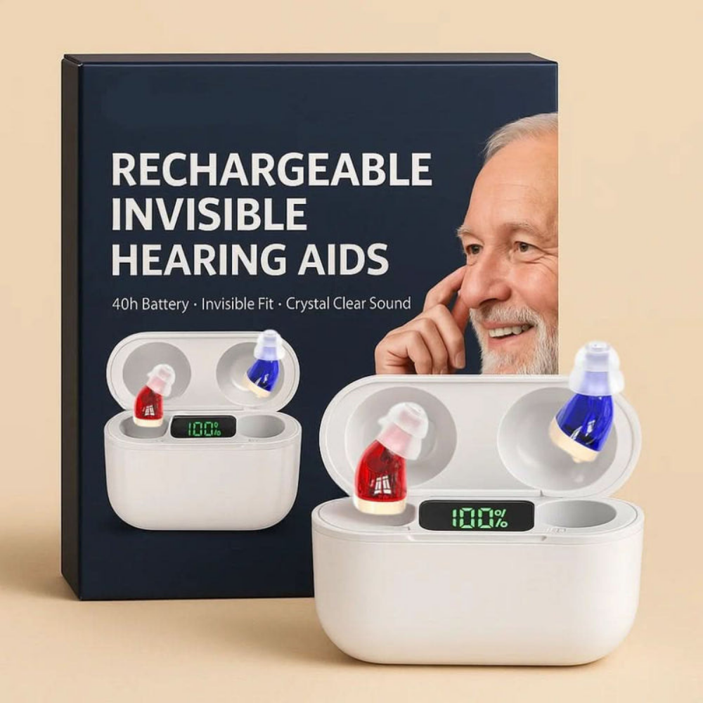 SoundSleuth – Rechargeable Discreet Hearing Aid Earbuds