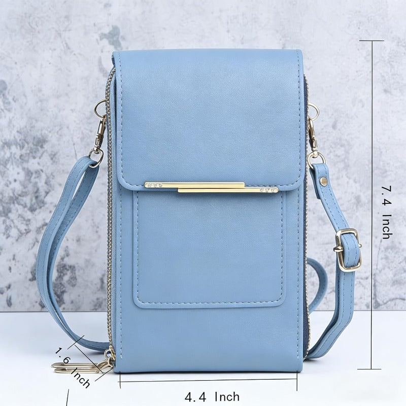 Secure Slim Phone Pouch – Anti-Theft Crossbody Organizer