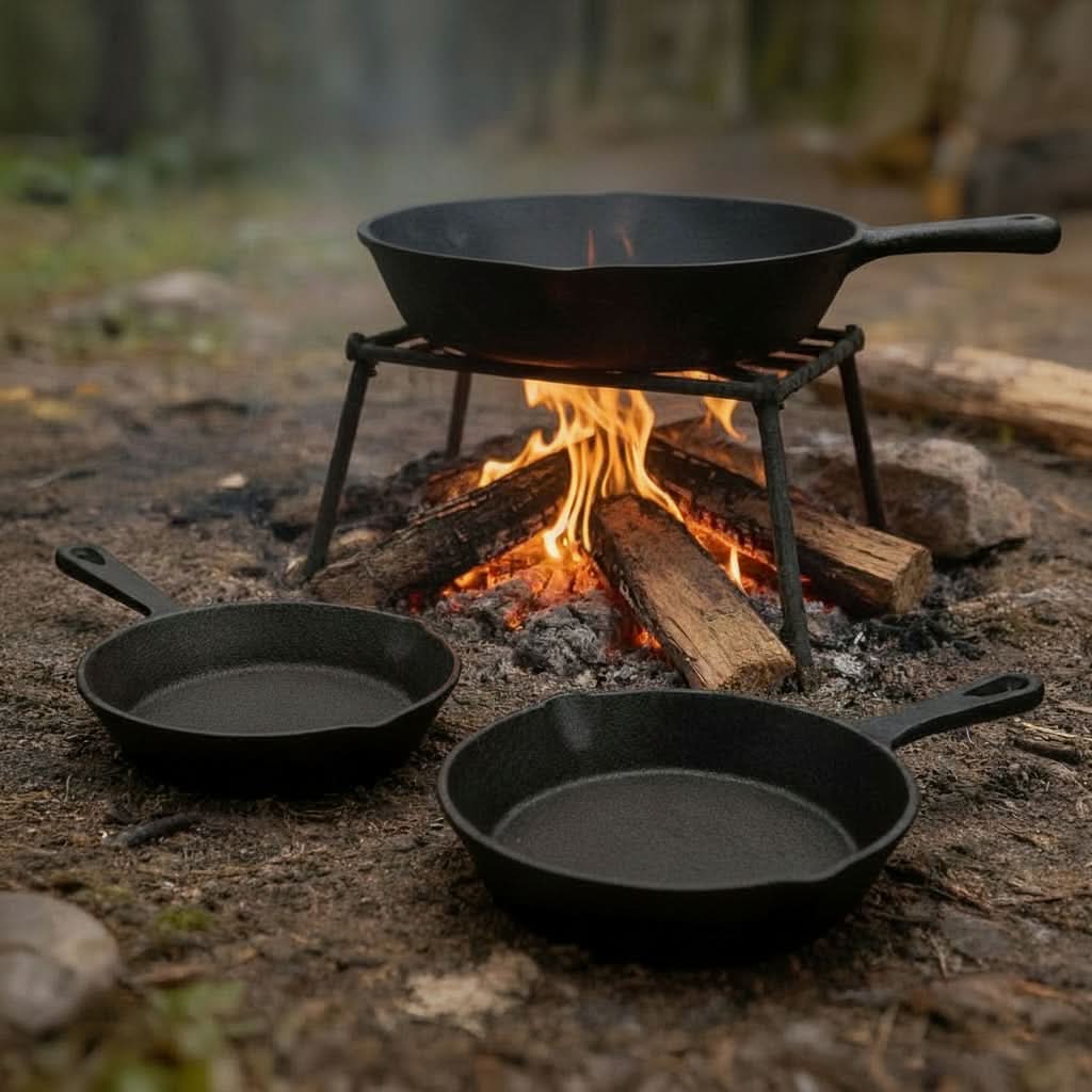 EvenHeat – Uncoated Frying Pan for Perfect Cooking Results
