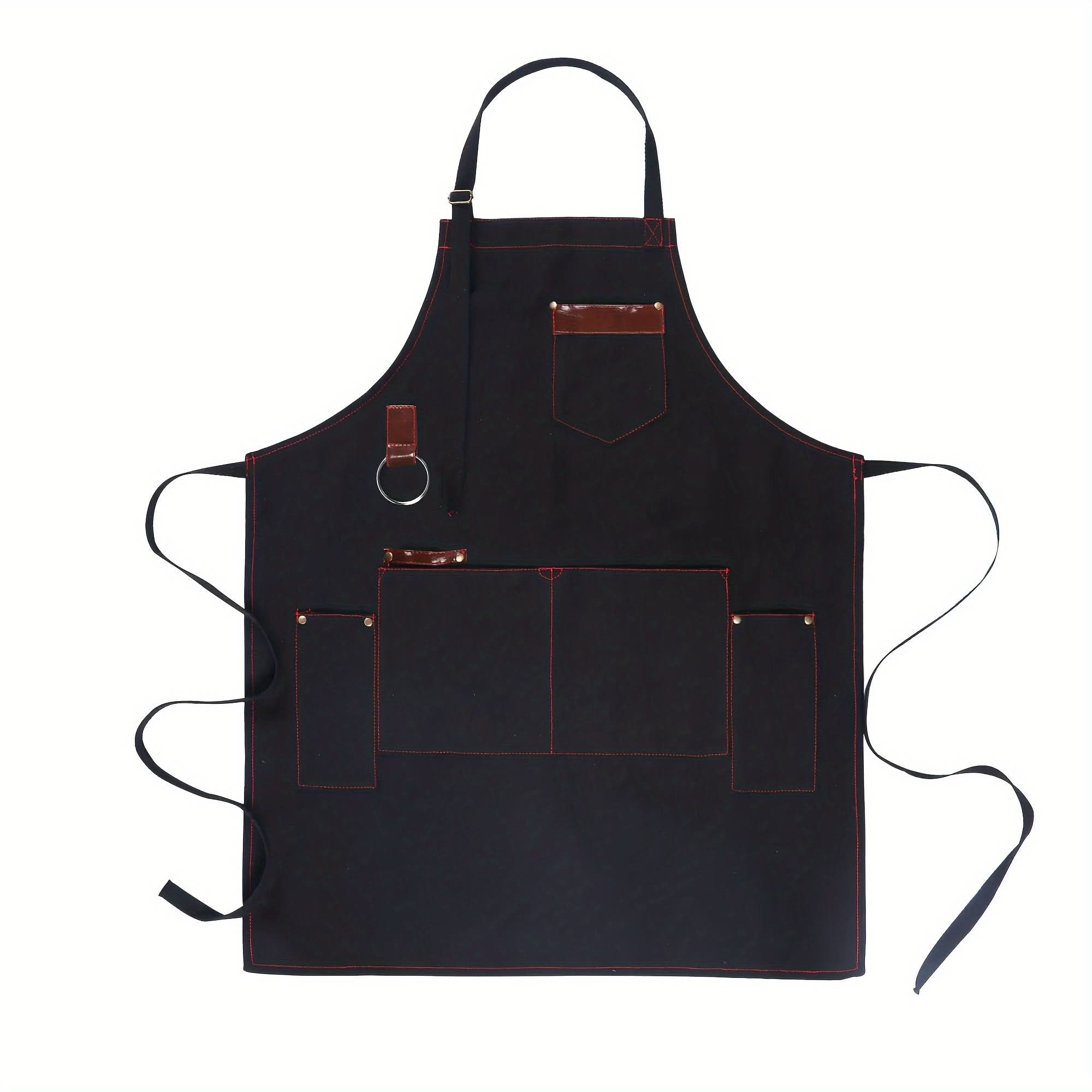 Sturdy Canvas Kitchen Apron with Ample Storage