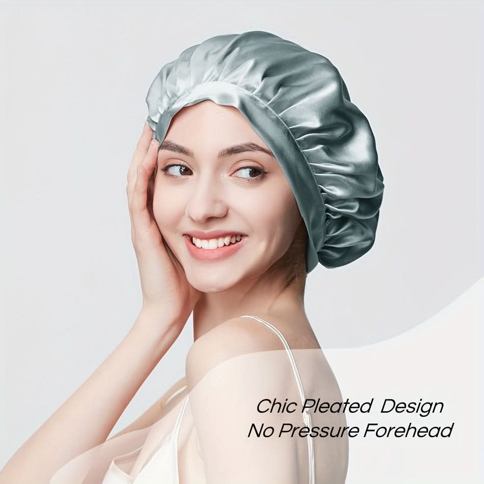 SilkDream Adjustable Sleep Bonnet for Hair Protection