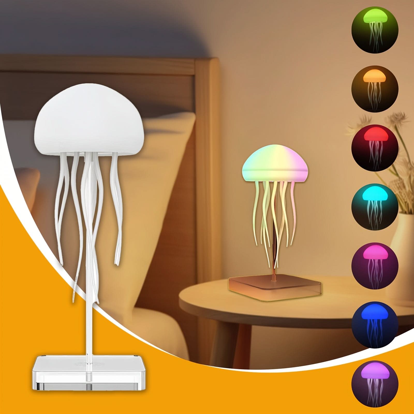 AquaGlow – Mesmerizing Jellyfish-Inspired Night Light