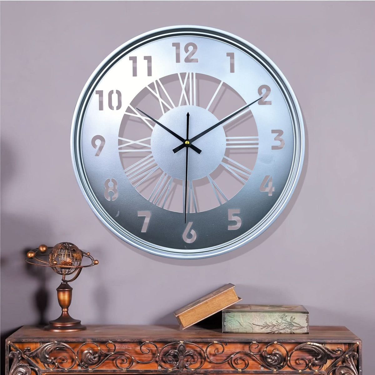 Timeless Minimalist Iron Wall Timepiece