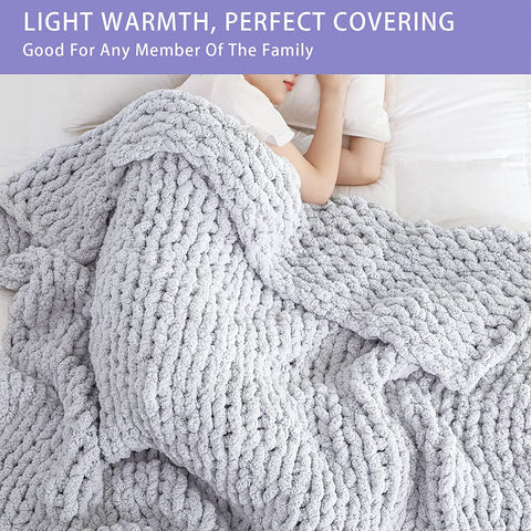 Luxurious Handcrafted Thick Knit Blanket for Ultimate Comfort