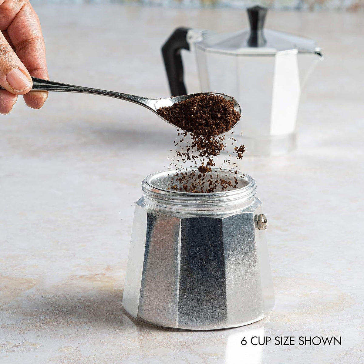 Versatile Stovetop Coffee and Espresso Brewer for Gourmet Drinks
