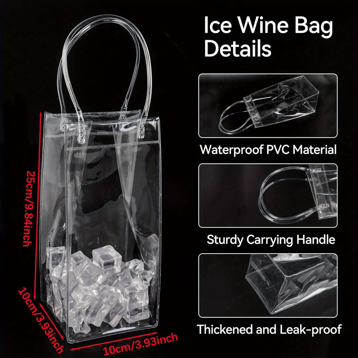 Elegance on the Go – Clear Beverage Cooler Bag for Events