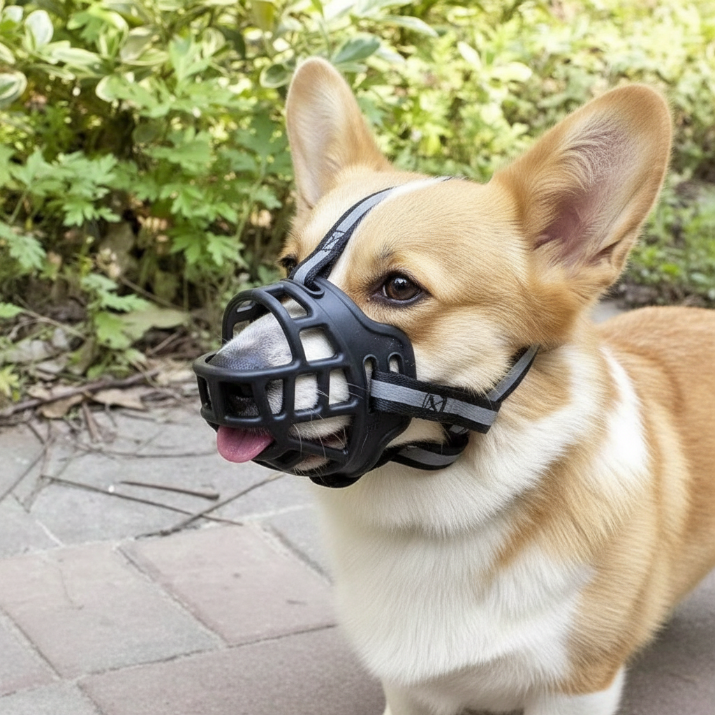 SafetyFirst Dog Muzzle – Comfortable, Adjustable, and Secure