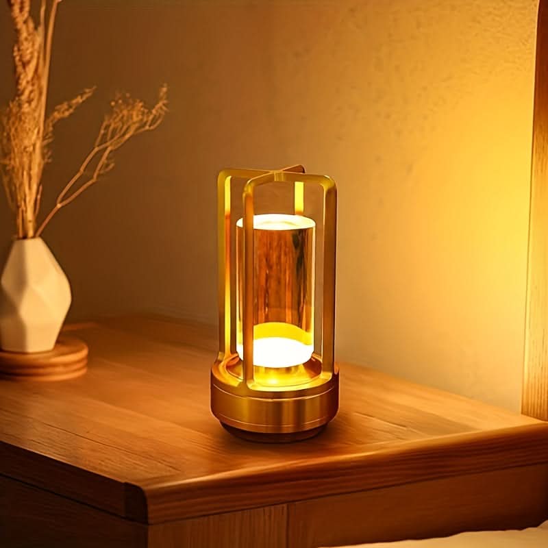 Heritage Glow – Portable Rechargeable Table Lamp