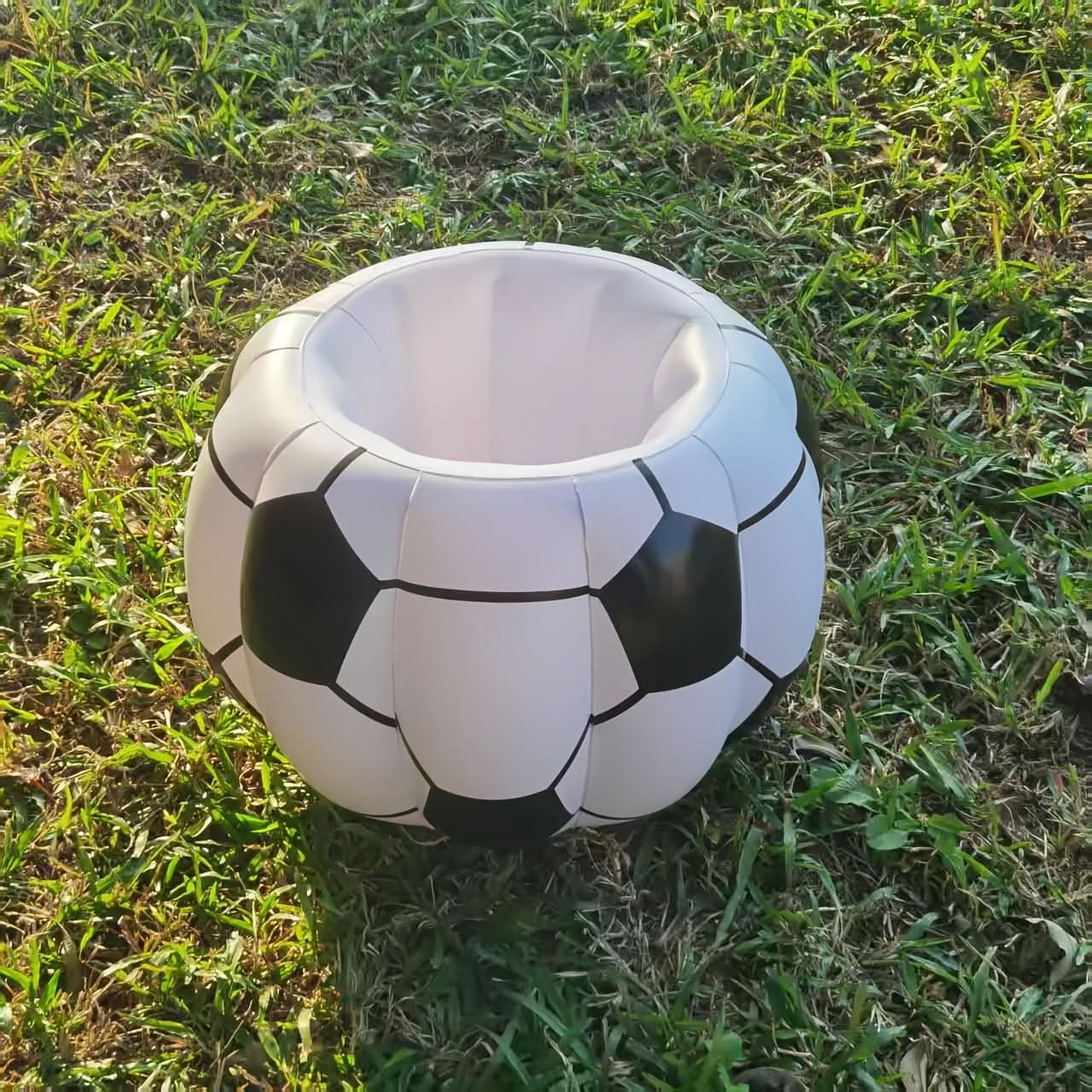 Soccer-Themed Inflatable Beverage Cooler for Parties