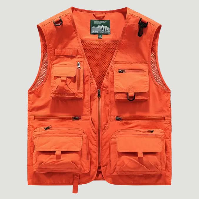 ExplorerPro – Versatile Outdoor Vest with Secure Zippered Pockets