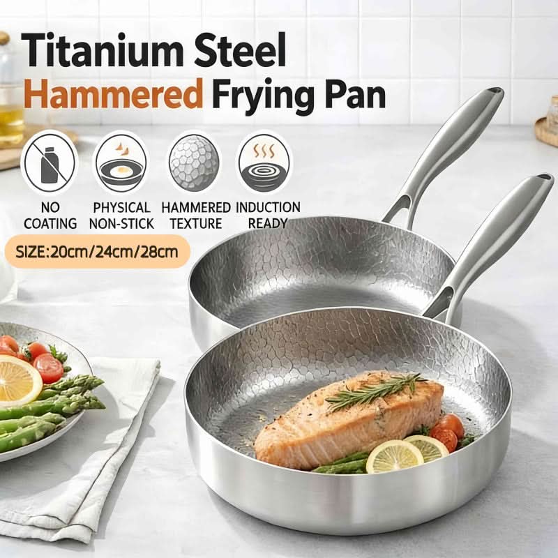 CulinaryEase – Premium Stainless Steel Non-Stick Frying Pan