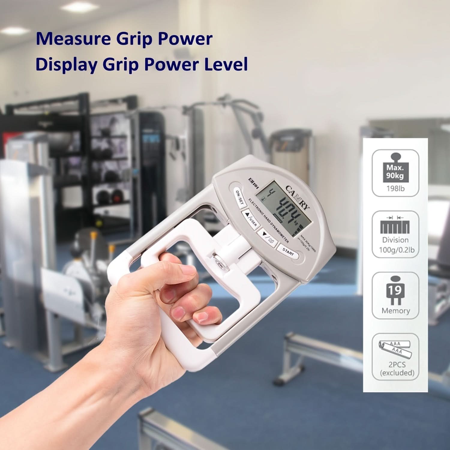 GripMaster Elite – Smart Digital Grip Tester