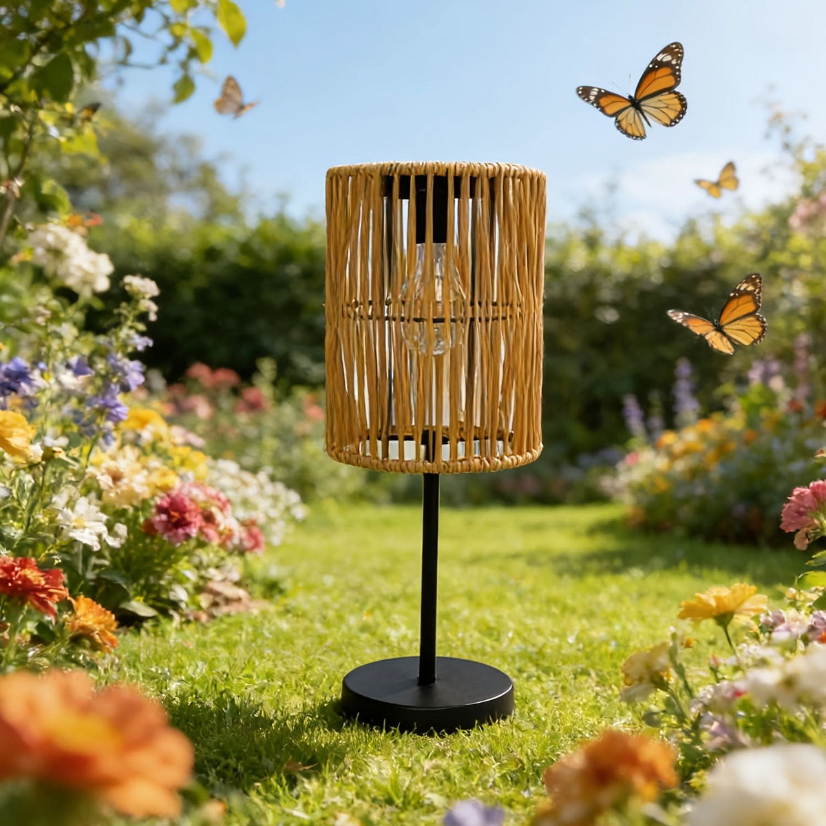 LumiGlow – Elegant Solar Lantern for Outdoor Spaces