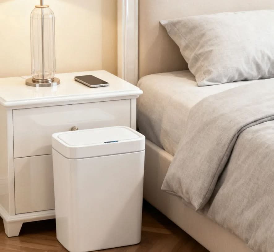 SmartSense – 15L Touch-Free Trash Can with Sensor Technology