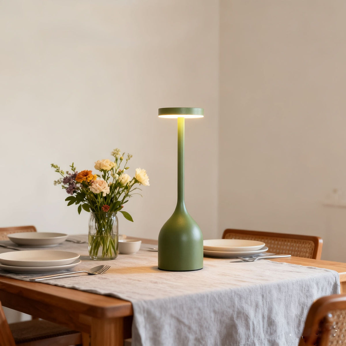 Elysian Light – Rechargeable Table Lamp for Serene Spaces