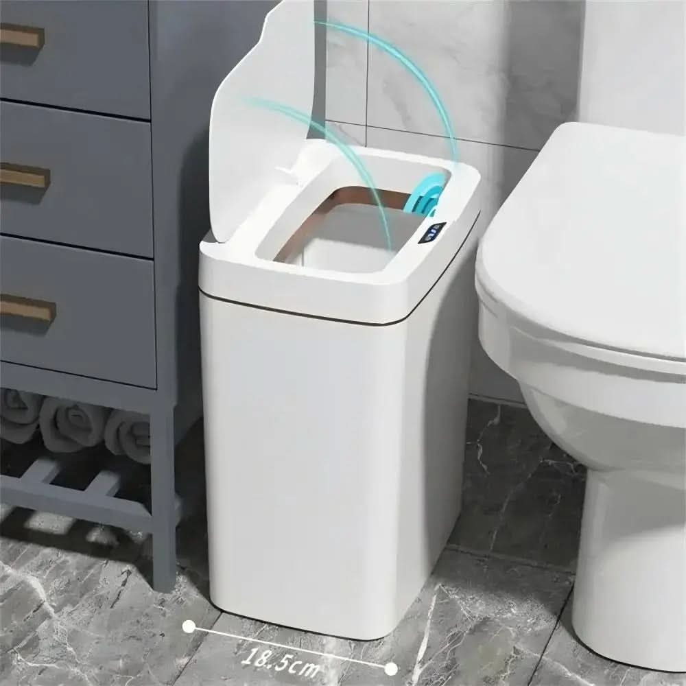 SmartSense – 15L Touch-Free Trash Can with Sensor Technology