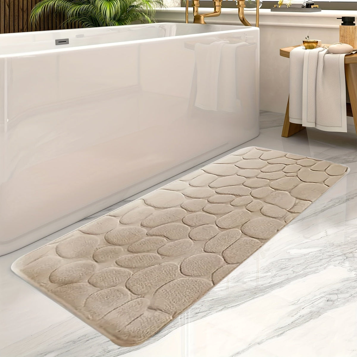 Striped Extra-Large Bath Mat