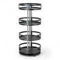360° Rotating Metal Multi-Layer Kitchen Organizer