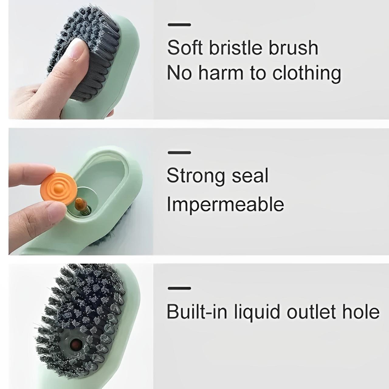 Dual-Pack Smart Shoe Cleaners with Liquid Dispensing