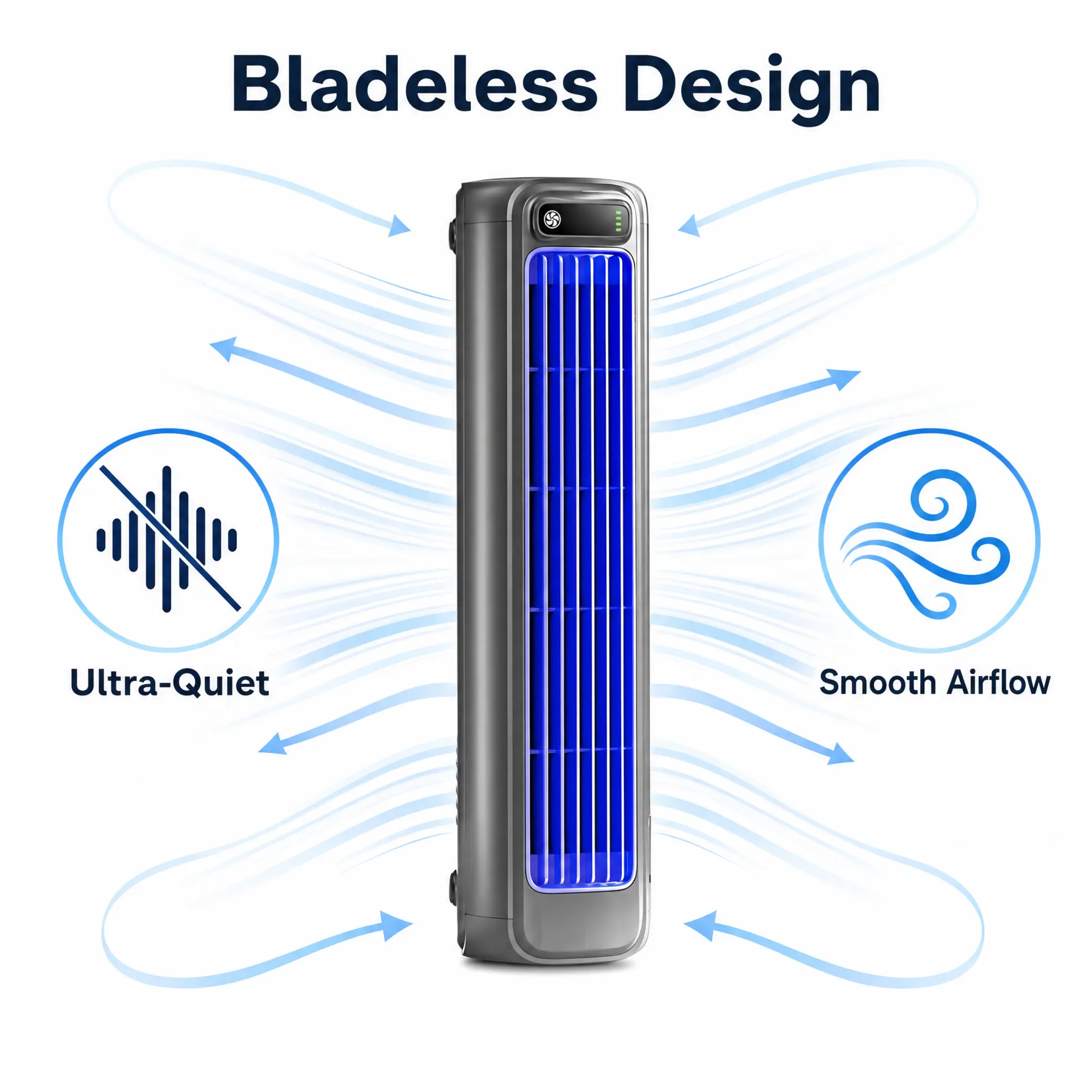 Cordless Cooling Companion – 12-Hour Battery-Powered Breeze