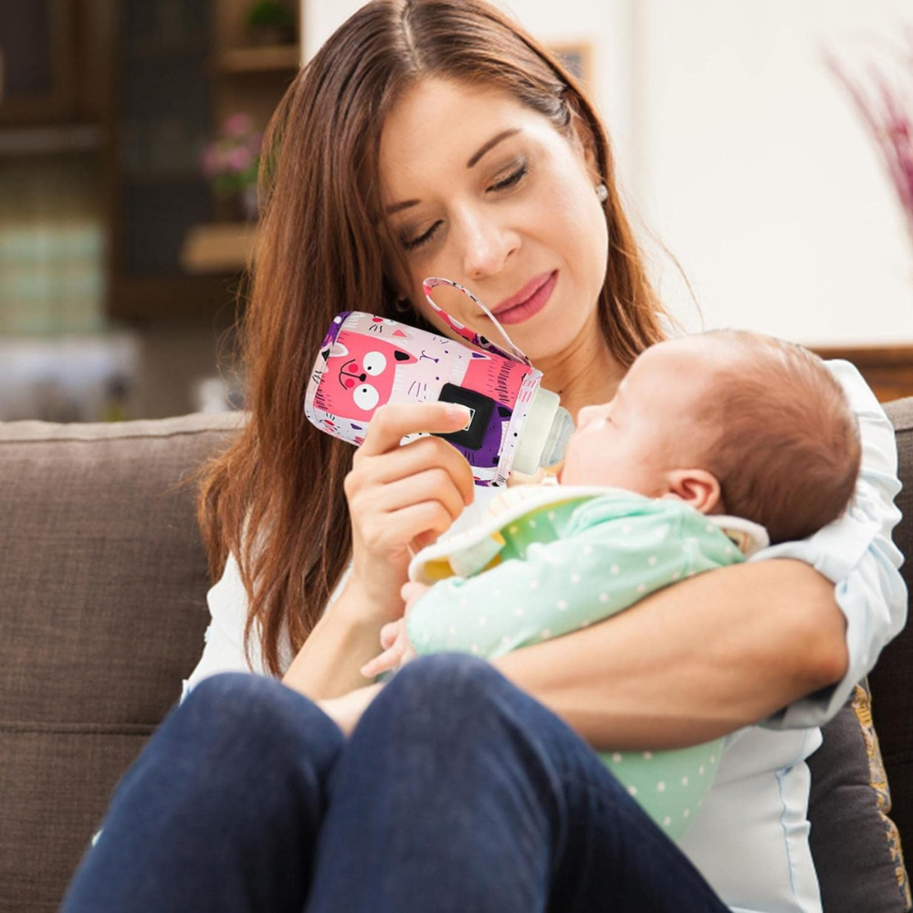On-the-Go Baby Bottle Heater with USB Power Connection