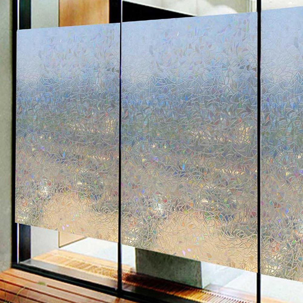 Vibrant Stained Glass Window Film for Enhanced Privacy
