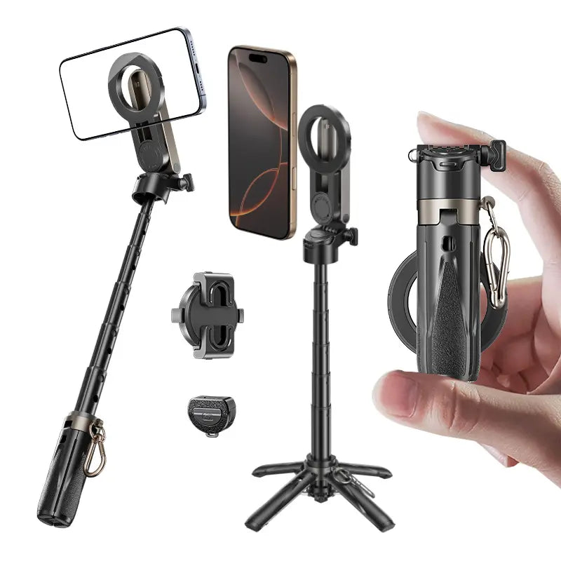 MagniSnap Selfie Tripod with Wireless Remote – Versatile Phone Mount