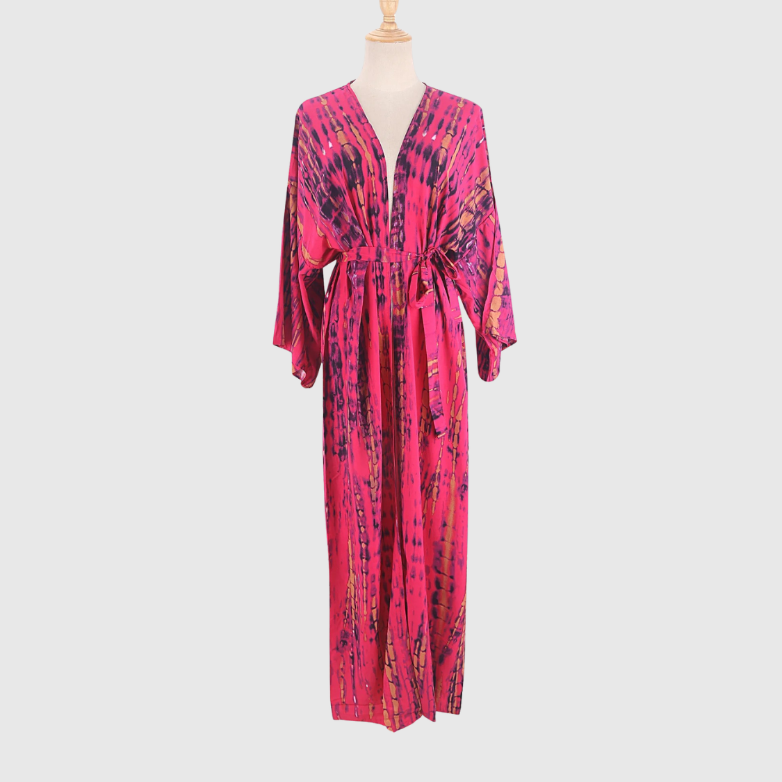 Sunkissed Bliss – Vibrant Beach Kimono Cover-Up