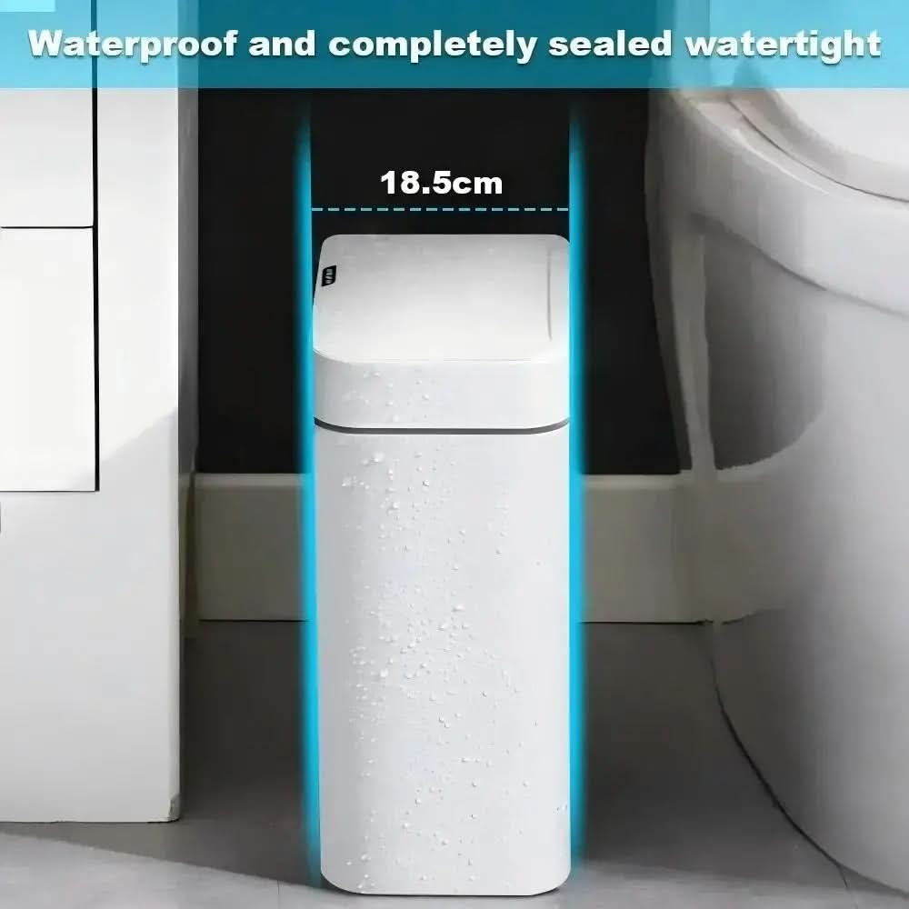 SmartSense – 15L Touch-Free Trash Can with Sensor Technology