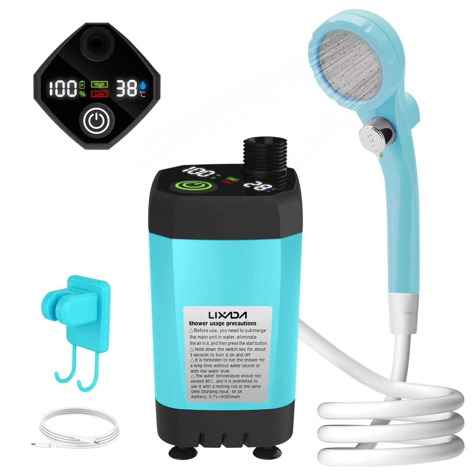 AquaJet – Rechargeable Portable Shower System with Boosted Spray
