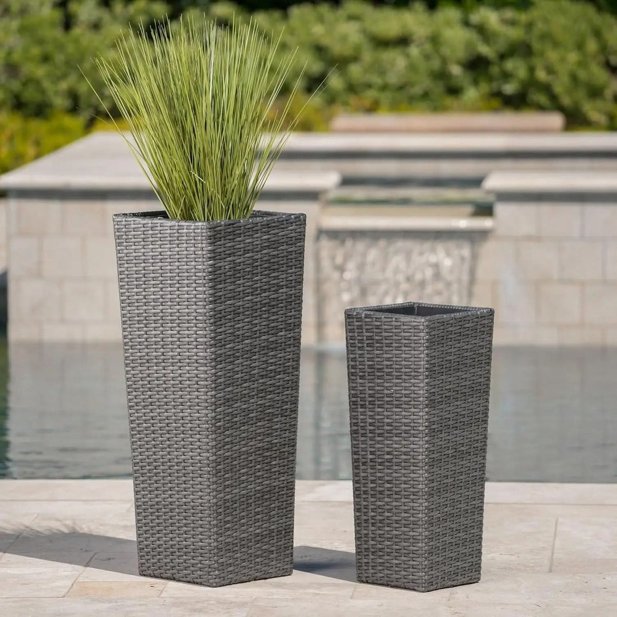 Elevate Your Outdoors with Stylish Wicker Planters