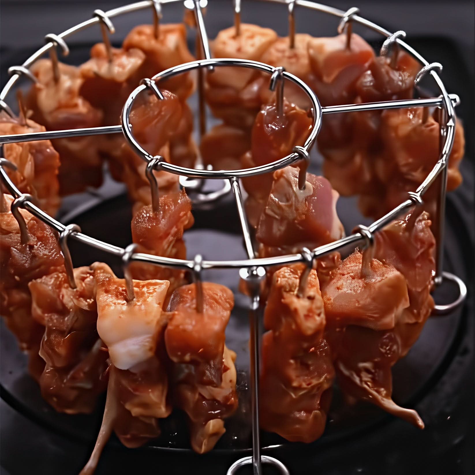 SkewerMaster - Premium Vertical Cooking Rack Set