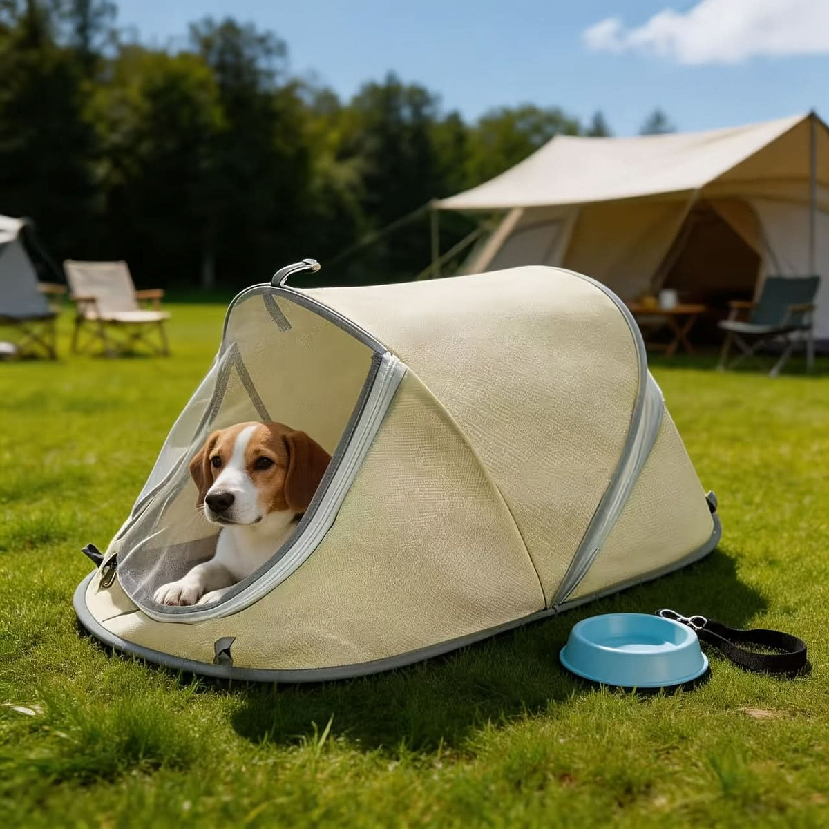 CozyPaws – Portable Outdoor Pet Shelter