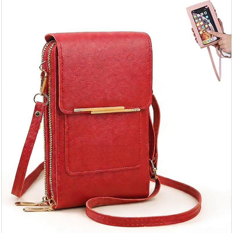Secure Slim Phone Pouch – Anti-Theft Crossbody Organizer