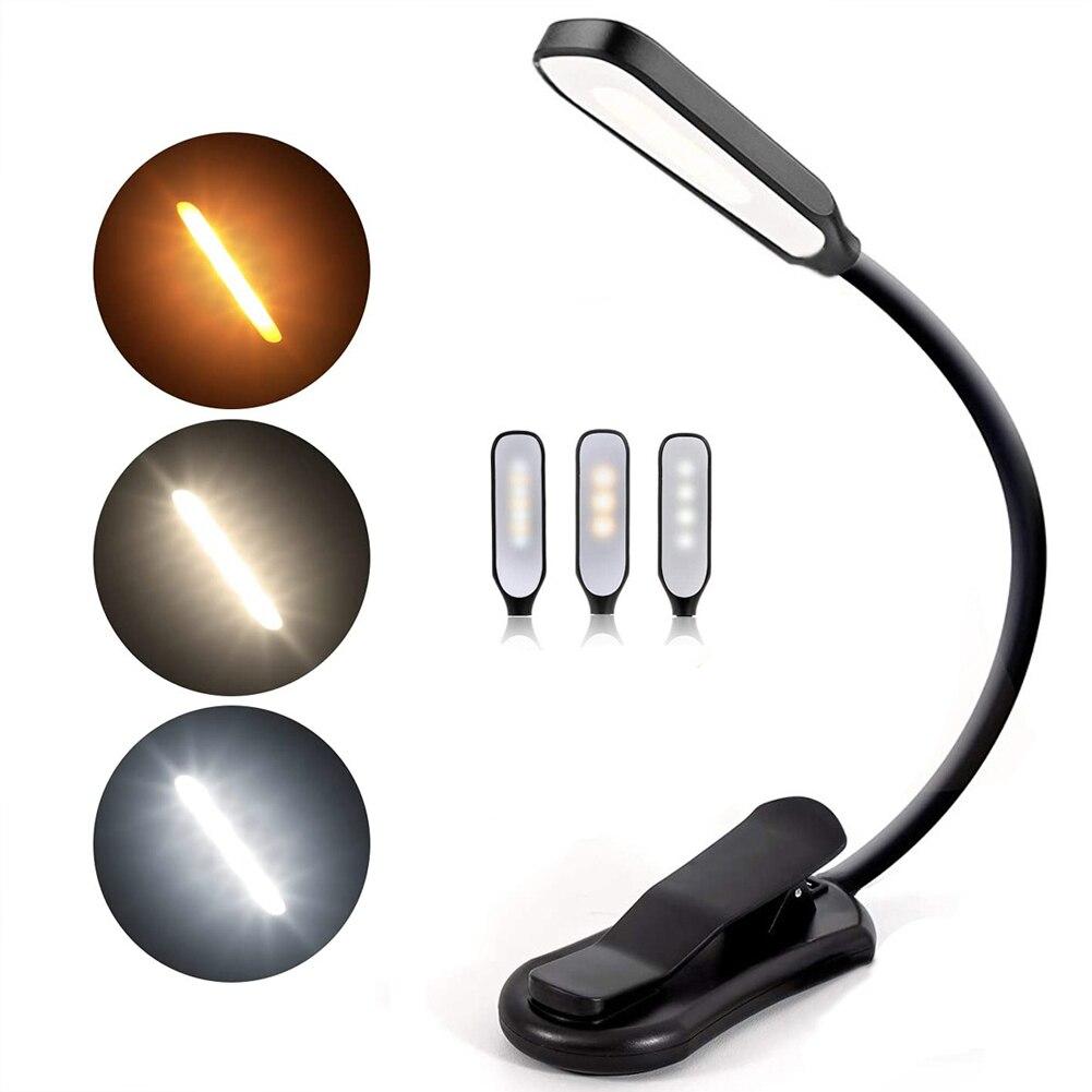 Versatile Clamp-On Reading Light with Customizable Settings