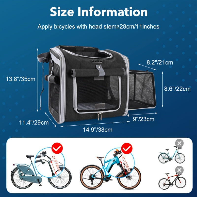 Versatile Pet Carrier for Bicycles
