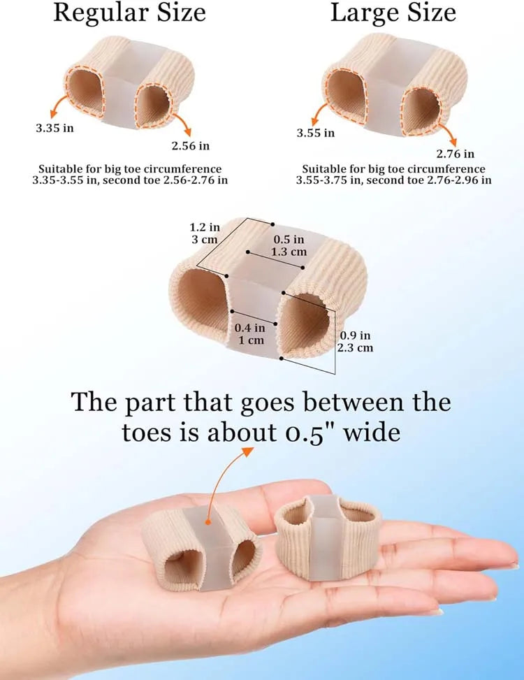 Gentle Foot Comfort: Flexible Toe Spacers for Bunion Relief