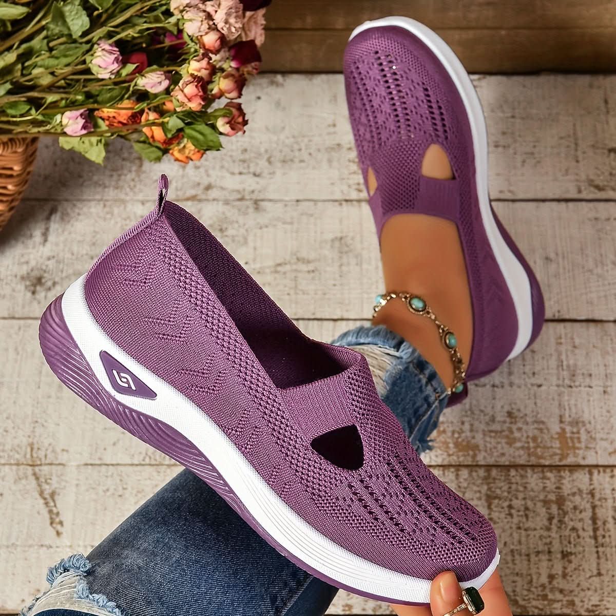 ComfortFlex - Stylish Orthopedic Slip-On Shoes for Women