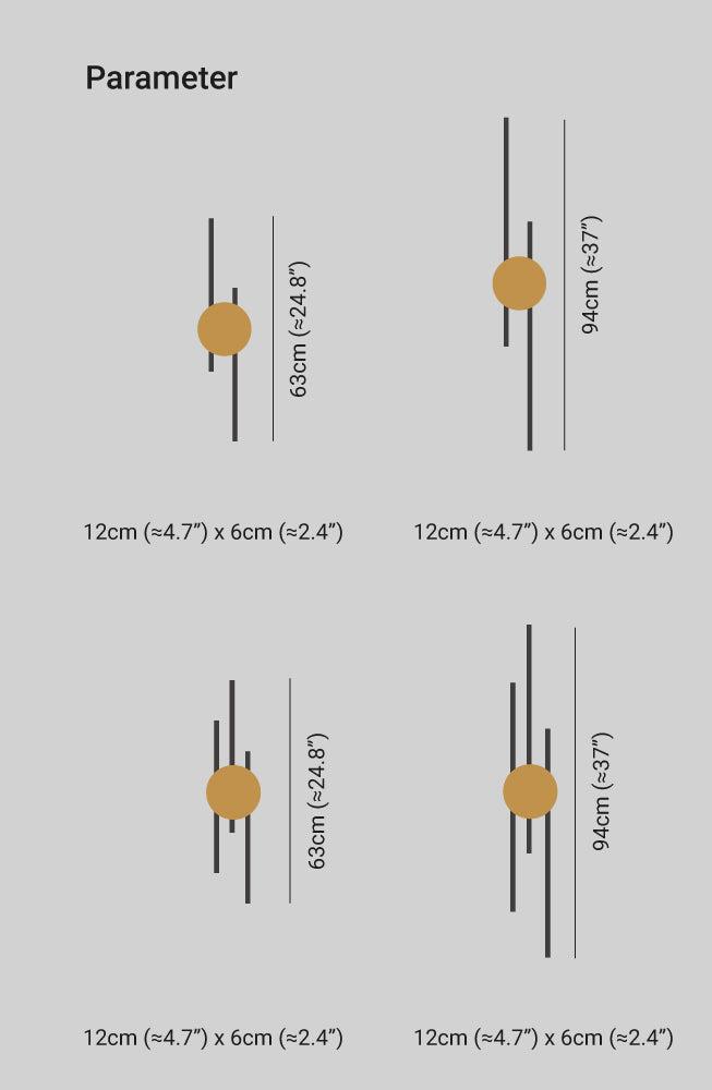 Industrial Style LED Wall Fixture - Contemporary Design
