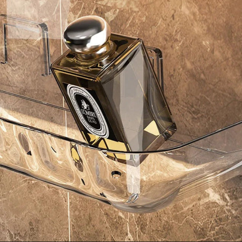 Adhesive Bathroom Storage Shelf for Easy Setup