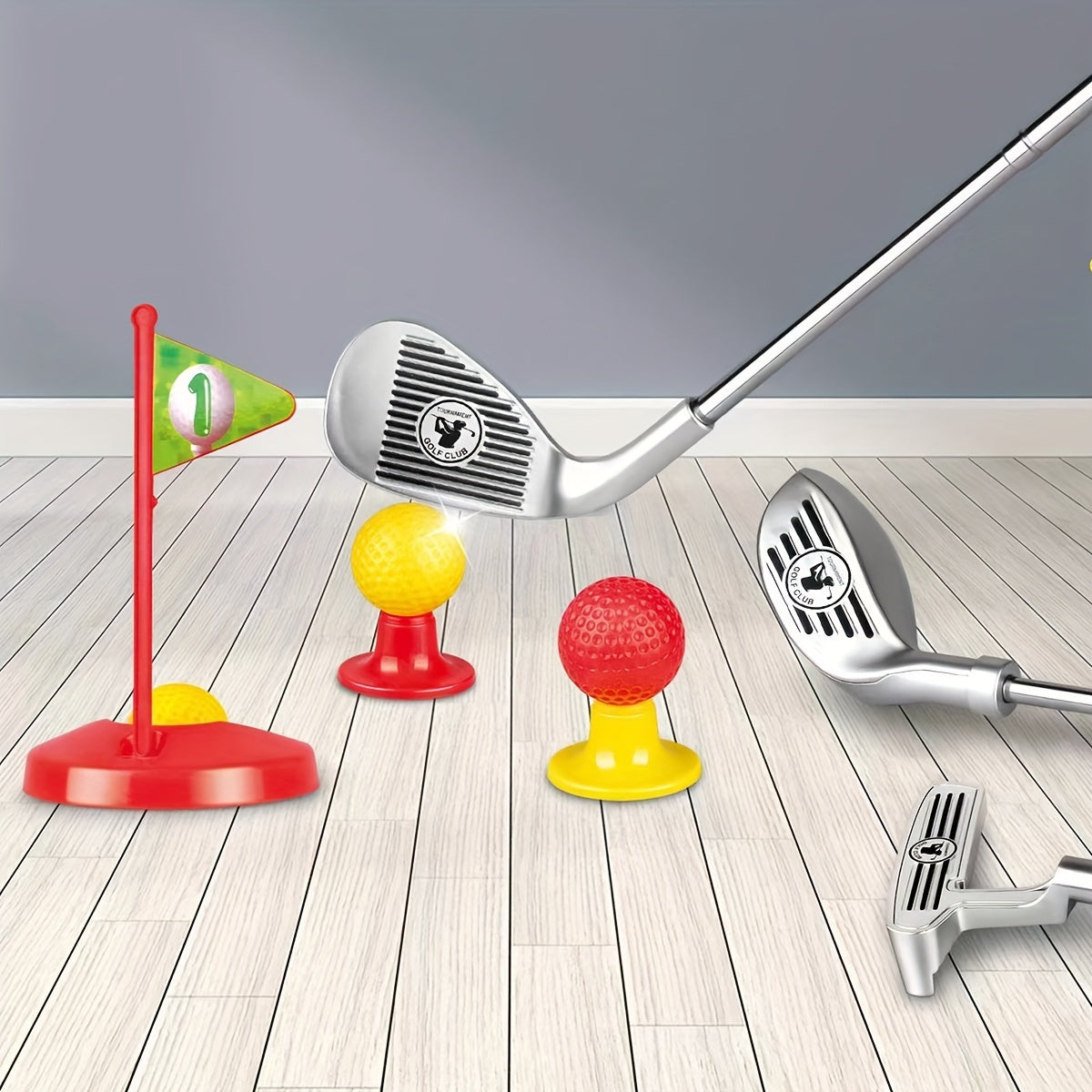 Junior Golf Adventure Set with Customizable Clubs & Targets