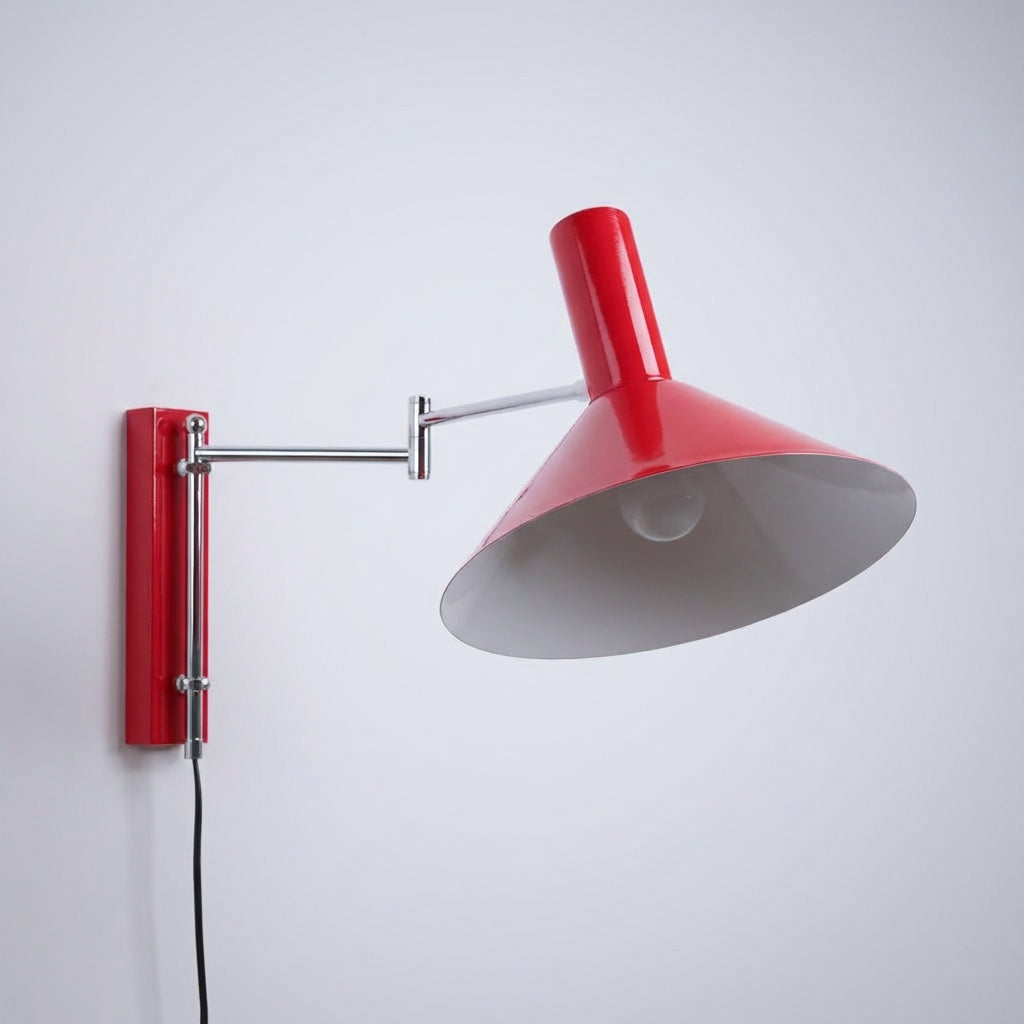 Wall-Mounted Adjustable Arm Light Fixture
