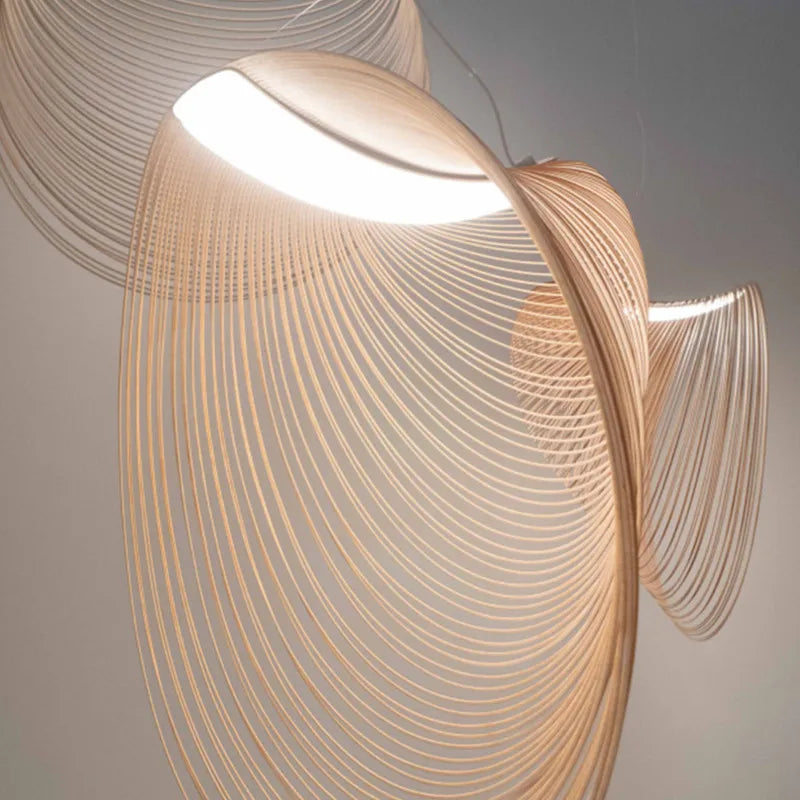 Height-Adjustable Pendant Light Fixture