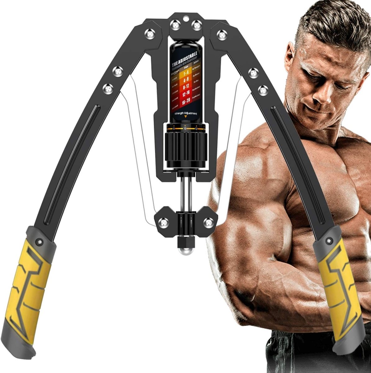 Customizable Hydraulic Arm Exerciser | 10-200 kg Resistance for Enhanced Strength