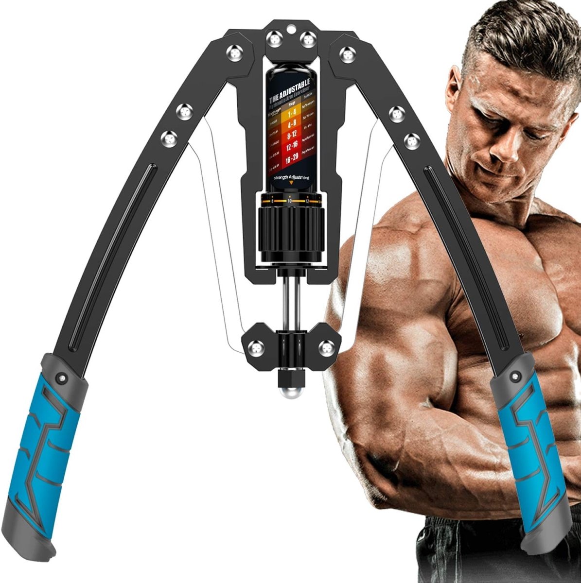Customizable Hydraulic Arm Exerciser | 10-200 kg Resistance for Enhanced Strength