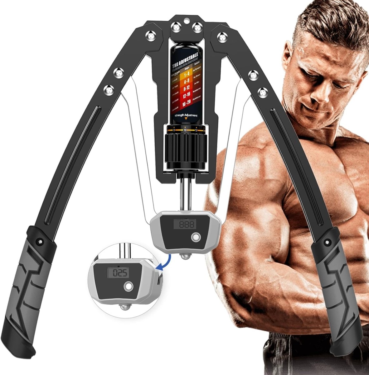 Customizable Hydraulic Arm Exerciser | 10-200 kg Resistance for Enhanced Strength