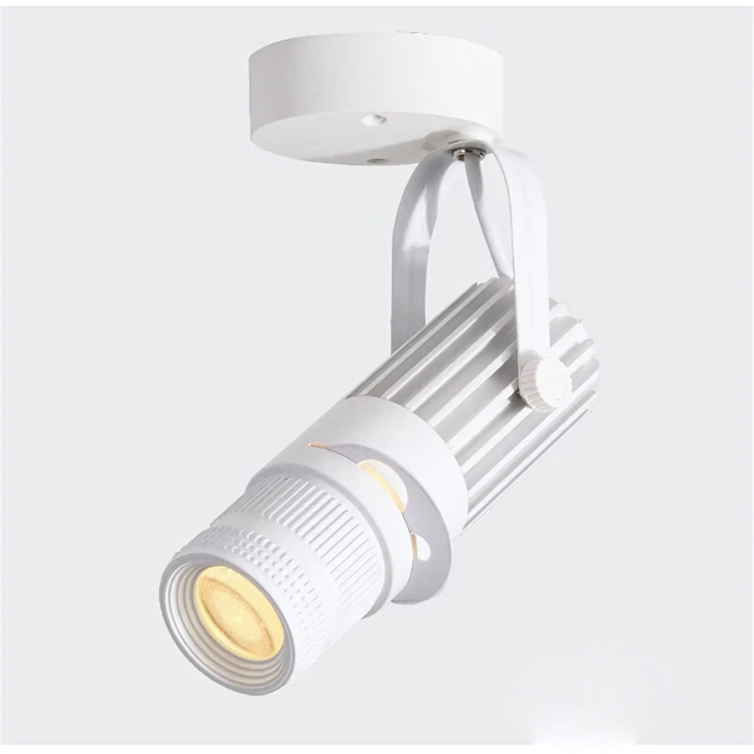 Versatile LED Ceiling Spotlight with Brushed Nickel Finish