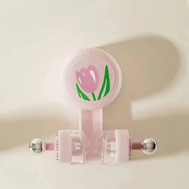 Adjustable Wall-Mounted Shower Head Support System